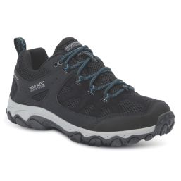 Regatta Edgepoint IV Low Size 7 Womens Black / Storm Blue Waterproof  Non Safety Trainers