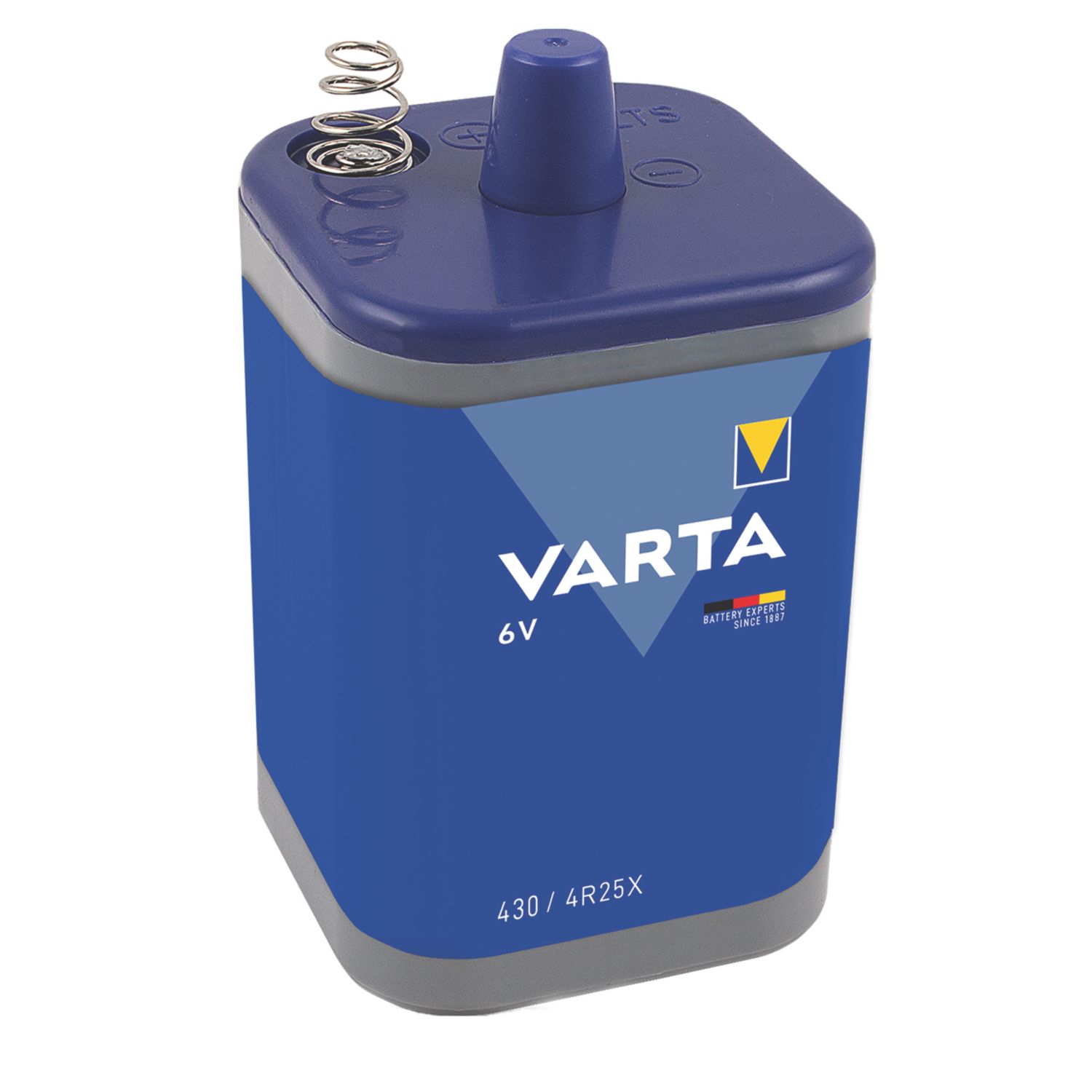 Varta 4R25 6V Zinc Chloride Battery (123AV)