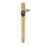 ERA  Left-Handed Cockspur Window Handles  Gold 3 Pack
