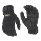 Stanley Vibration Reduction Performance Gloves Black Medium