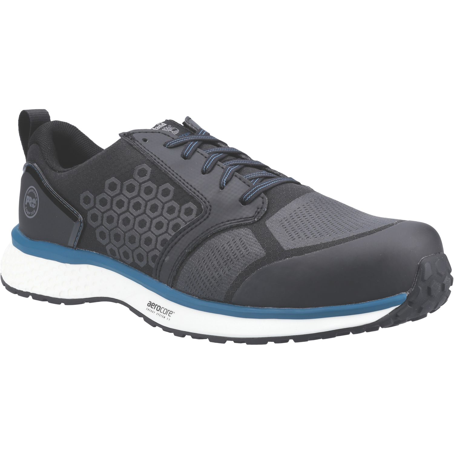 Timberland Pro Size 6.5 Black/ Blue Safety Trainers (123CM)