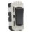 Knightsbridge  20AX Grid DP Control Switch Anthracite with LED
