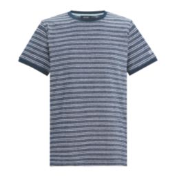 Regatta Benlin Short Sleeve T-Shirt Moonlight Denim / White Stripe Large 43.7" Chest