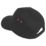 Beechfield 5 Panel Cap Black / Red