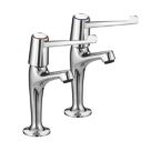 Bristan Value High Neck Pillar Single Lever Kitchen Taps Chrome-Plated 1 Pair