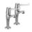 Bristan Value High Neck Pillar Single Lever Kitchen Taps Chrome-Plated 1 Pair