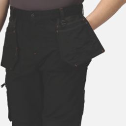 Regatta Incursion Work Trousers Black 36" W 33" L