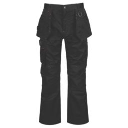Regatta Incursion Work Trousers Black 36" W 33" L