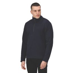 Regatta Honestly Made Half Zip Fleece Navy Small 37.5" Chest