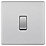 LAP  20A 16AX 1-Gang Intermediate Switch Brushed Stainless Steel