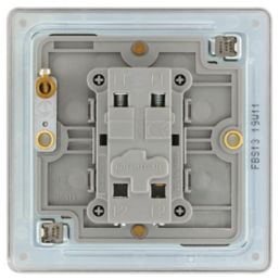 LAP  20A 16AX 1-Gang Intermediate Switch Brushed Stainless Steel