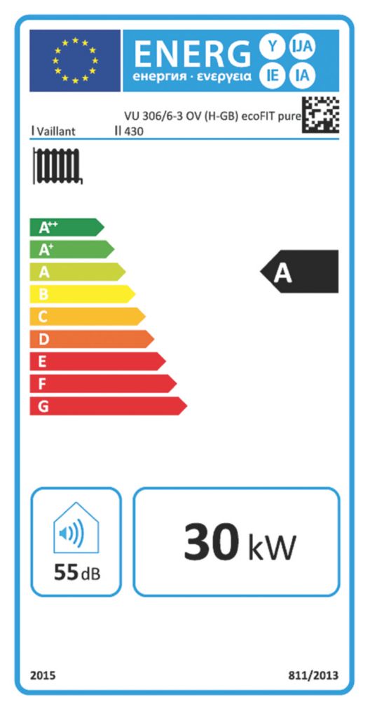Vaillant ecoFIT Pure 430 Gas Heat Only Boiler - Screwfix