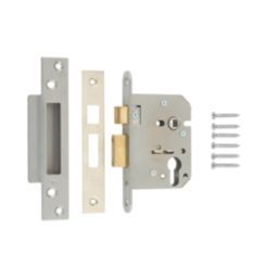 ERA  Satin Silver Euro Sashlock 76mm Case - 56mm Backset