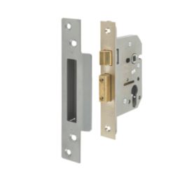 ERA  Satin Silver Euro Sashlock 76mm Case - 56mm Backset