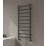 Reina 1200mm x 500mm 1662BTU Black Flat Designer Towel Radiator