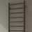 Reina 1200mm x 500mm 1662BTU Black Flat Designer Towel Radiator