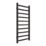 Reina 1200mm x 500mm 1662BTU Black Flat Designer Towel Radiator