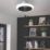 Eglo Sayulita LED 455mm Ceiling Fan Light White & Black 8.5W 3200lm