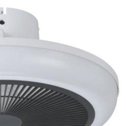 Eglo Sayulita LED 455mm Ceiling Fan Light White & Black 8.5W 3200lm