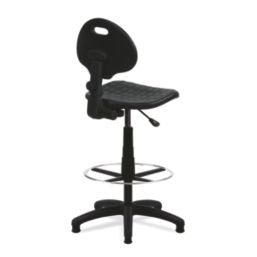 Nautilus Designs Derwent Low Back Draughtsman Chair Black