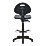 Nautilus Designs Derwent Low Back Draughtsman Chair Black