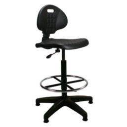 Nautilus Designs Derwent Low Back Draughtsman Chair Black