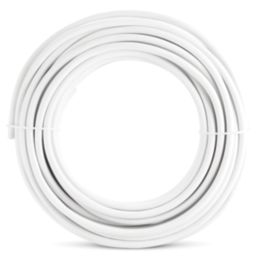 Time 2183Y White 3-Core 0.5mm² Flexible Cable 10m Coil