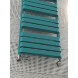 Terma 1110mm x 500mm 2660BTU Teal Flat Designer Towel Radiator