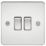 Knightsbridge  10AX 2-Gang 2-Way Light Switch  Polished Chrome