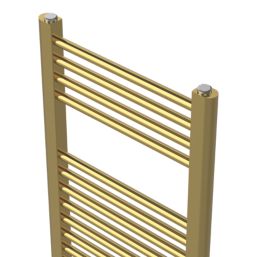Flomasta 700mm x 400mm 511BTU Gold Flat Electric Towel Radiator