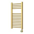 Flomasta 700mm x 400mm 511BTU Gold Flat Electric Towel Radiator