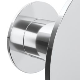 Swirl Caldew Bathroom Hook Chrome
