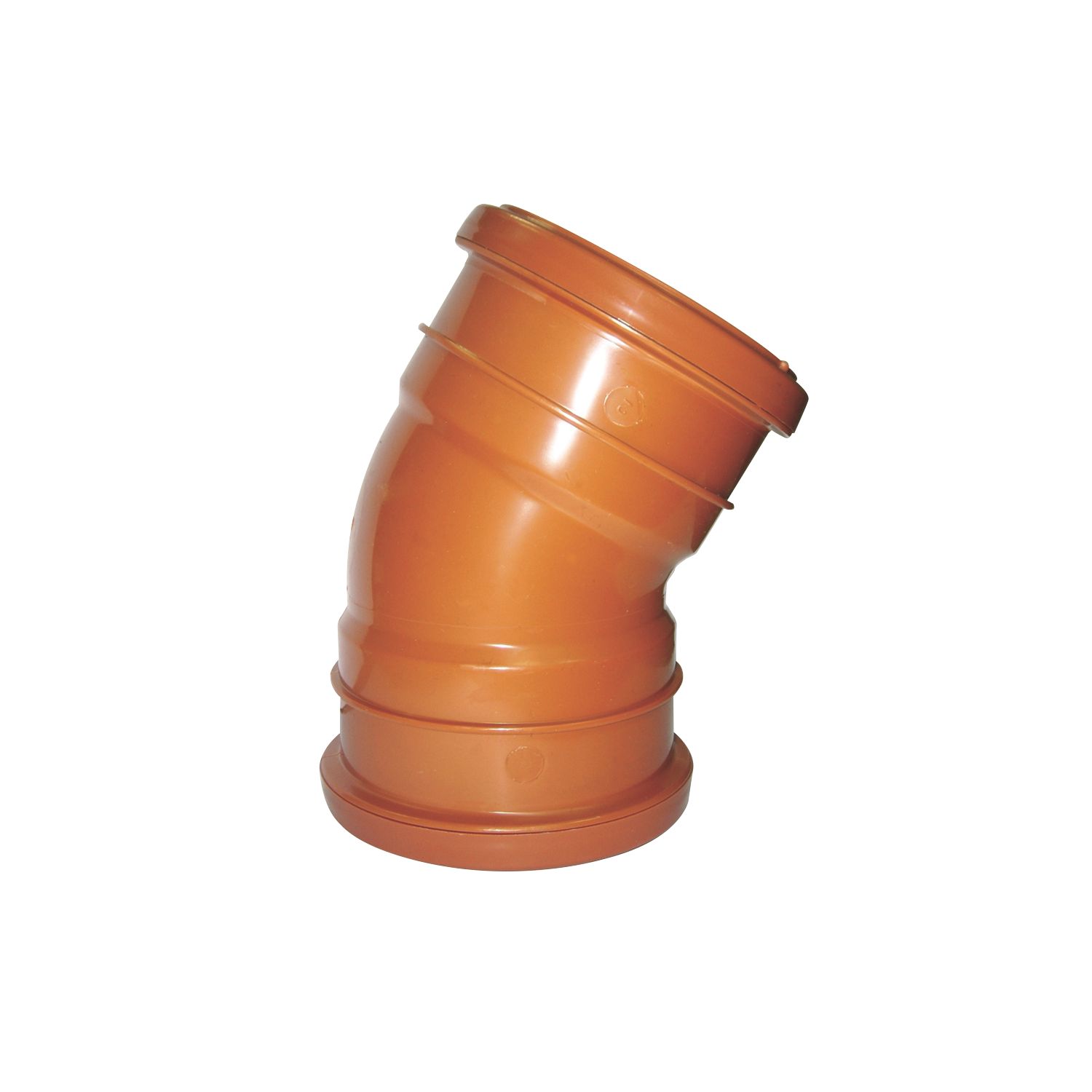 FloPlast Push-Fit 30° Double Socket Bend 110mm (12415)