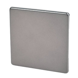 Varilight  1-Gang Blanking Plate Slate Grey