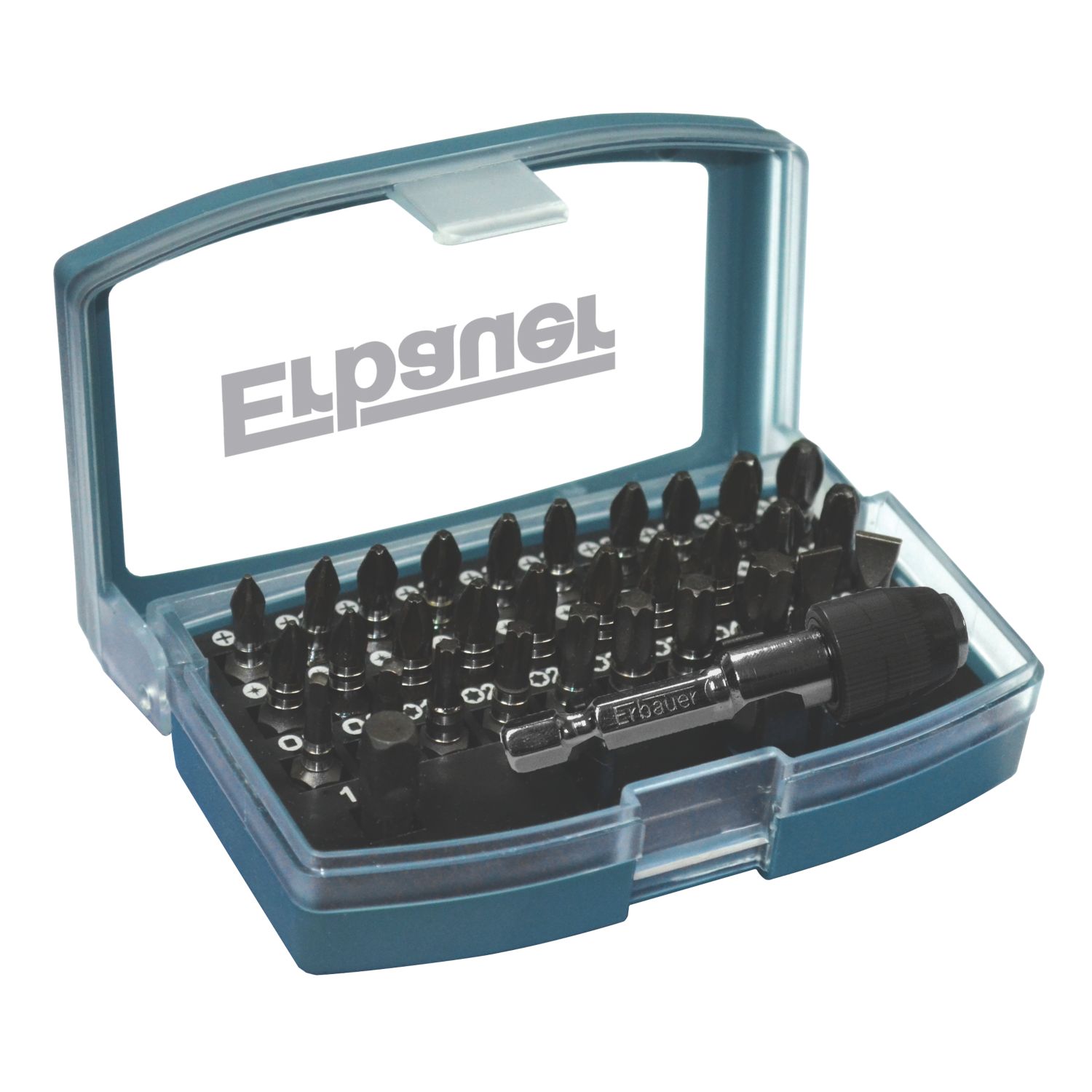 Erbauer 1/4" Hex Shank Mixed Impact Screwdriver Bit Set 32 Pcs (12492)