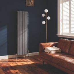 Flomasta  1800mm x 452mm 2598BTU Anthracite Vertical Designer Radiator