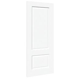 Green & Taylor  Satin Painted White Wooden 2-Panel Internal Fully-Finished Door 1981mm x 686mm