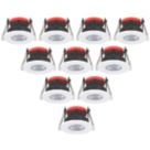 Refurb Lexco Tauri Fixed  Fire Rated LED Downlights White 8W 500-800lm 10 Pack