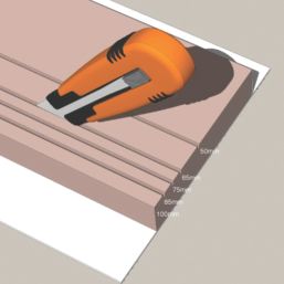 YBS EasiClose Insulated Cavity Closers Grey/Orange 10 Pack