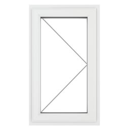 Crystal  Right-Hand Opening Clear Triple-Glazed Casement White uPVC Window 610mm x 820mm