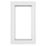 Crystal  Right-Hand Opening Clear Triple-Glazed Casement White uPVC Window 610mm x 820mm