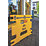 Addgards Keep Your Distance Safety Barrier Yellow / Black 1m 2 Pack