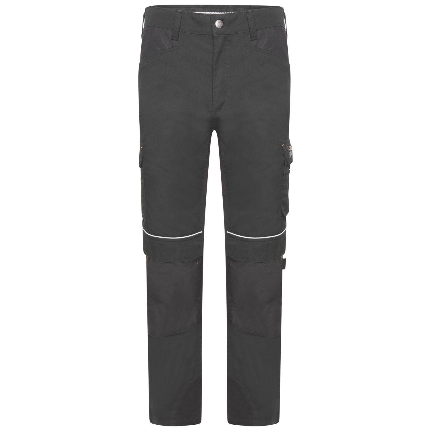 JCB Trade Hybrid Stretch Work Trousers Black 36" W 32" L (124PP)
