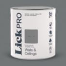LickPro  2.5Ltr Grey 10 Vinyl Matt Emulsion  Paint
