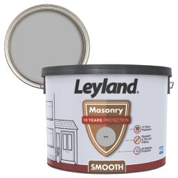 Leyland Retail 10Ltr Smooth Grey Masonry Paint
