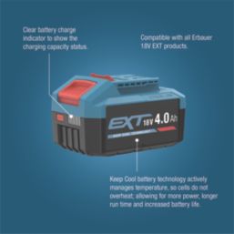 Erbauer ERI1099BAT 18V 4.0Ah Li-Ion EXT Battery