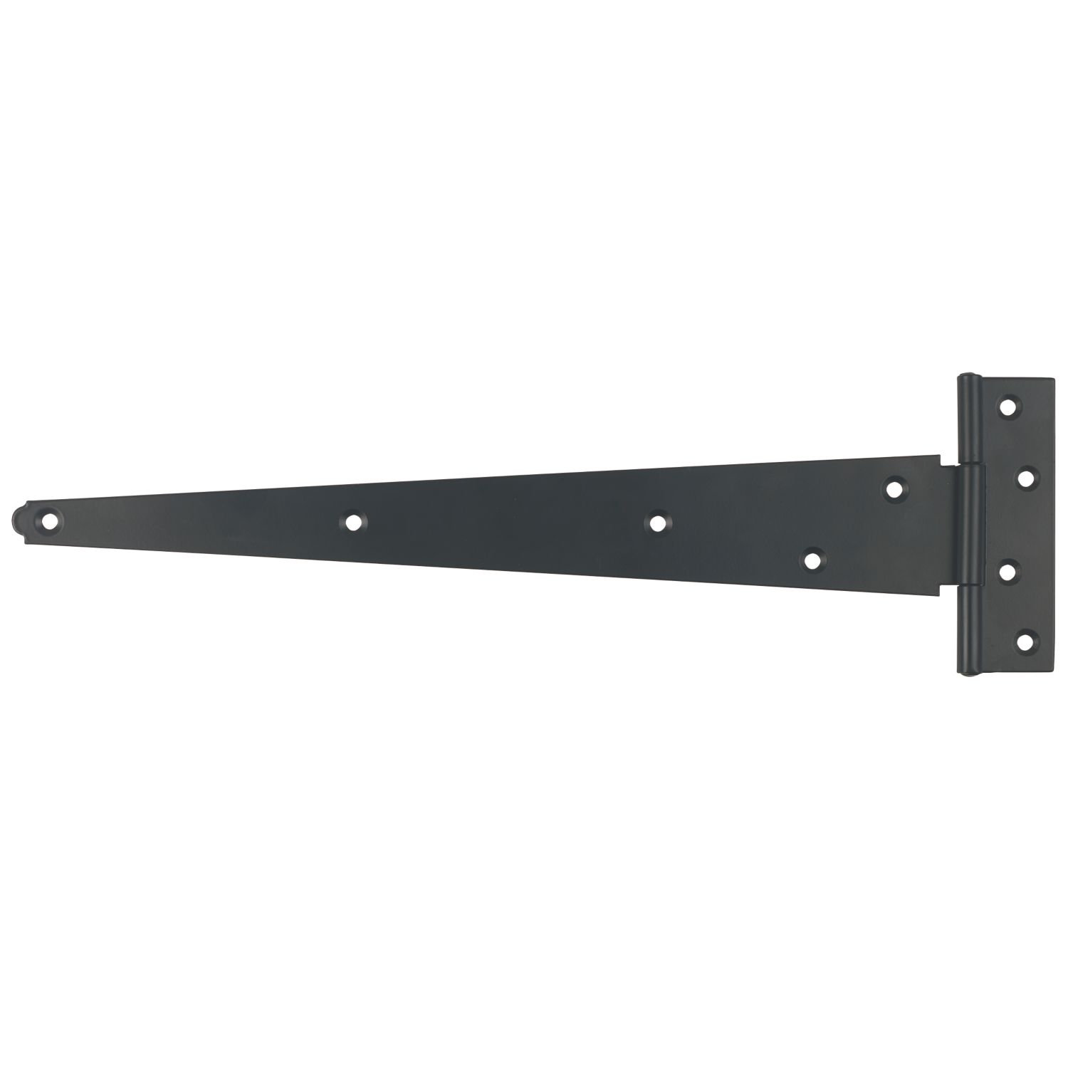 GateMate Black Straight Medium Tee Hinges 125mm x 16" x 400mm 2 Pack (124YV)