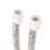 Hep2O Push-Fit Flexible Tap Connectors 15mm x 1/2" x 300mm 2 Pack