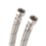 Hep2O Push-Fit Flexible Tap Connectors 15mm x 1/2" x 300mm 2 Pack