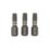 Erbauer  1/4" 25mm Hex Shank TX25 Impact Screwdriver Bits 3 Pack